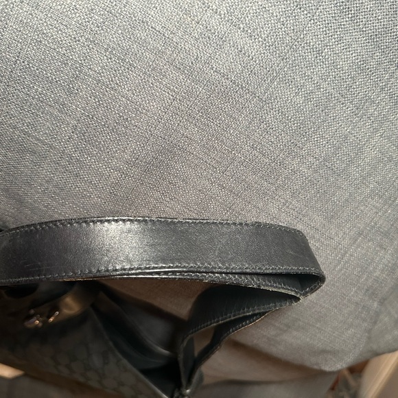 Gucci Jackie large hobo bag black with silver buckle - Picture 9 of 12